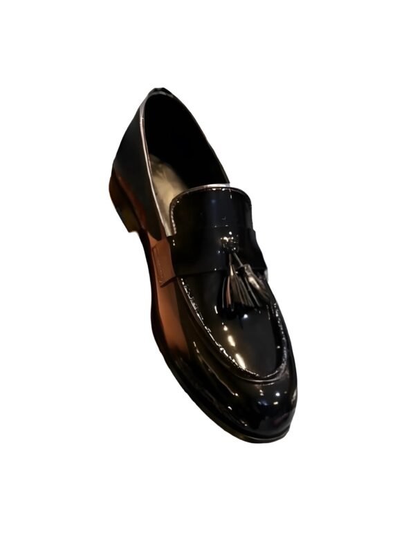 Black Tassel Loafers