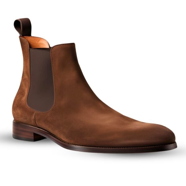 brown Suede boots for men