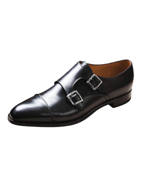 Double monk strap shoes