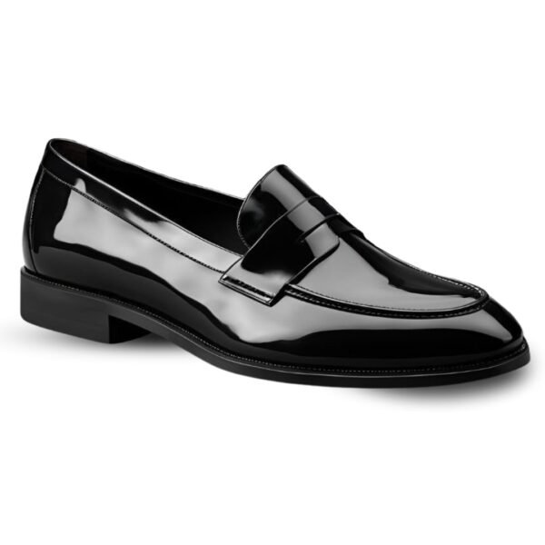 penny loafers for men, patent leather shoes