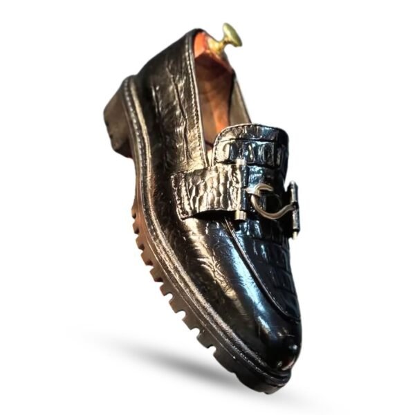 high sole loafers shoes, crocodile loafers, dress shoes