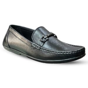 men's black driving loafers