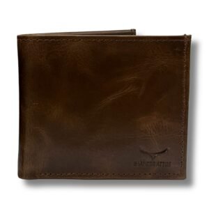 bifold leather wallet for men