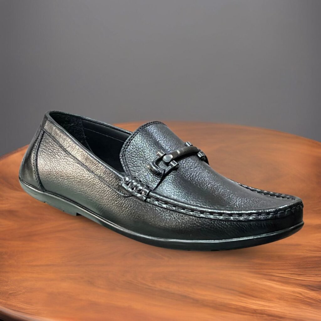 black driving loafers for men