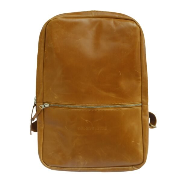 Classic Laptop Slim carry on leather Backpack For Men & Women