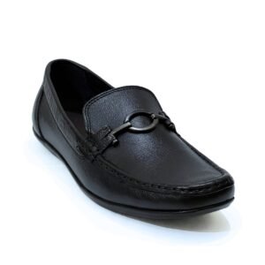 men's black driving loafers